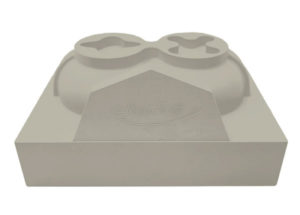 Foam board ebazell 260 light grey